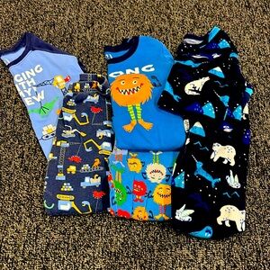 Bundle of Three Fun Kids Pajama Sets